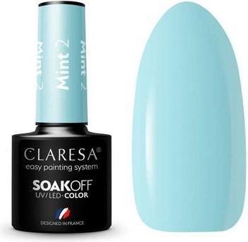 Immagine prodotto Claresa Smalto Gel Soak Off Uv/Led Mint 2 5G (Verde menta, Vernice UV gel)