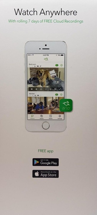 Actual product image Arlo VMS3330 set of 3 (1280 x 720 pixels)