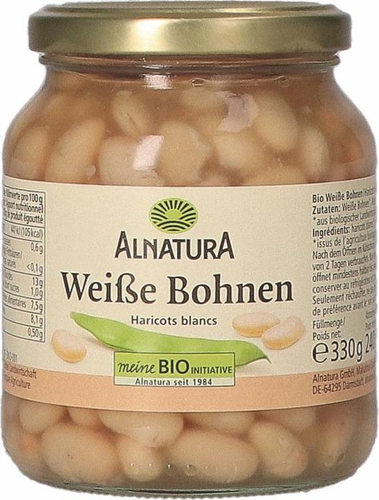 Immagine prodotto Alnatura Fagioli bianchi biologici in barattolo da 330 g (330 g)