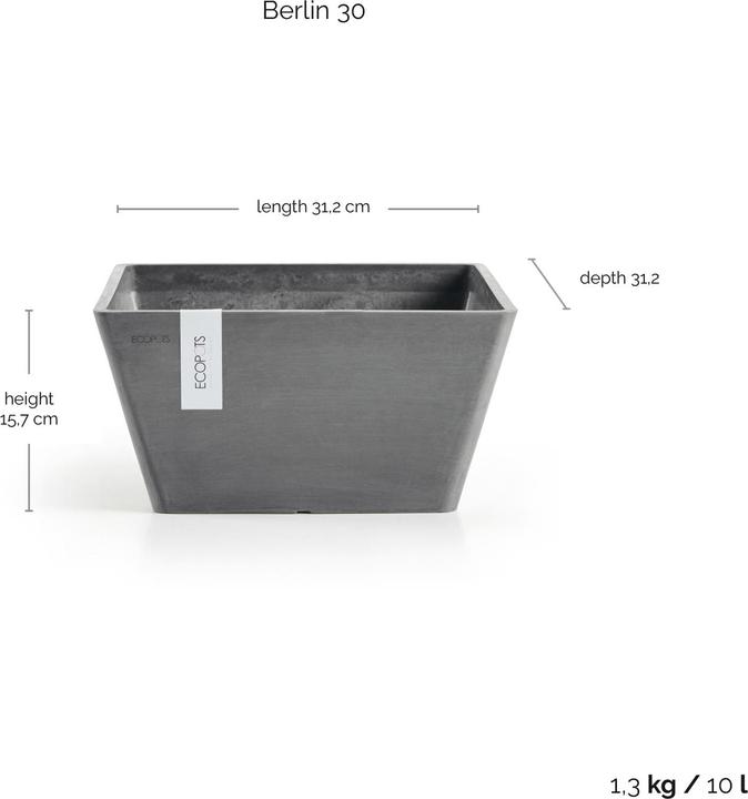 Produktbild Ecopots Berlin (31.20 cm)