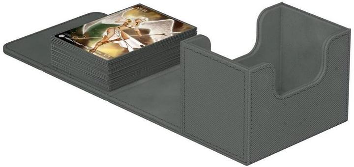Actual product image Ultimate Guard Card Box XenoSkin Sidewinder Monocolor 80+ Gray