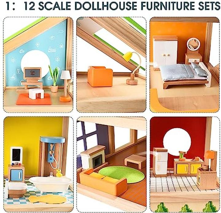 Image du produit Hape Maison quatre saisons meublée