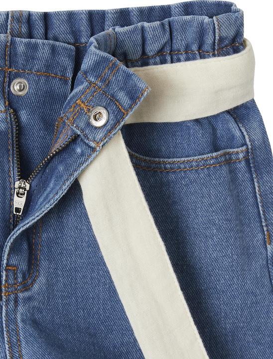Actual product image Vertbaudet Mädchen Jeansshorts mit Paperbag-Bund (98)
