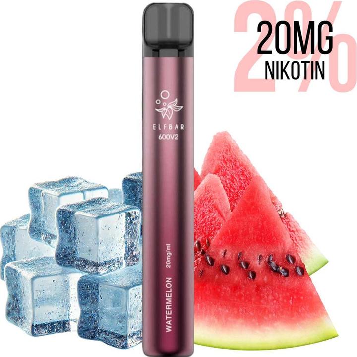 Actual product image Elfbar 600V2 (Watermelon)