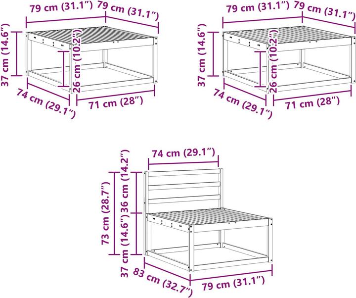 Produktbild vidaXL Sofa Set