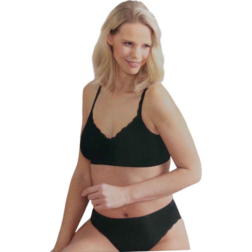 Thumbnail - Champ, BH, Damen Spaghetti-Träger Bustier, Schwarz, (40, 42)