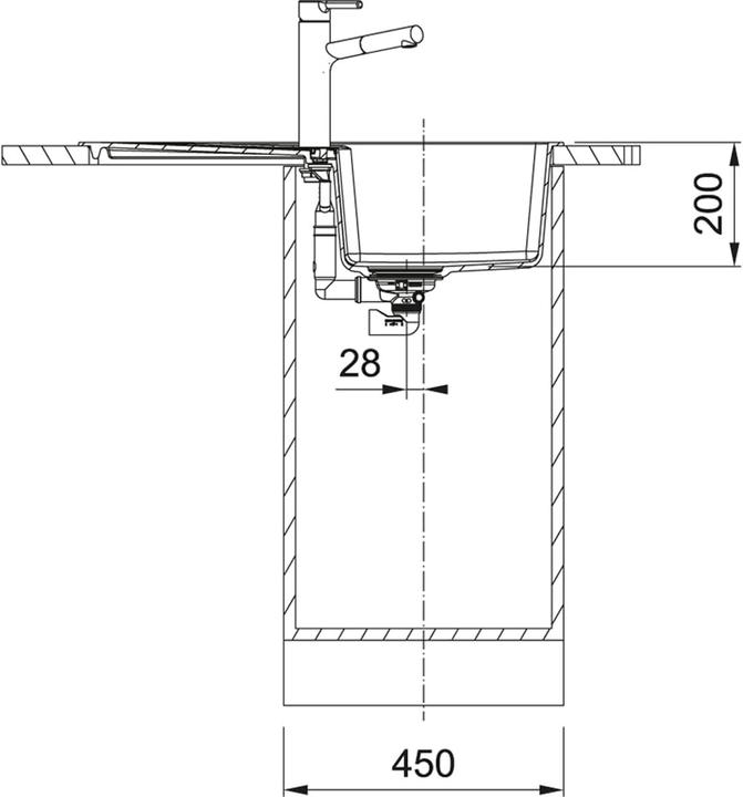 Produktbild Franke Einbauwaschbecken von fragranit (300 mm, 300 mm)