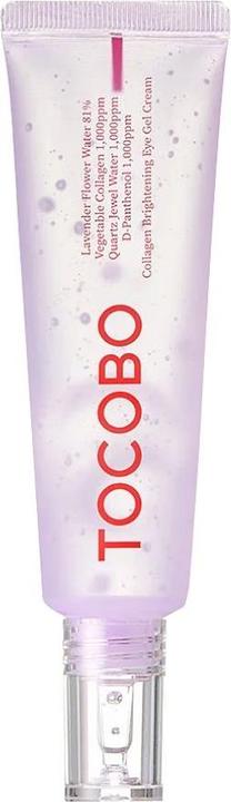 Immagine prodotto Tocobo Crema gel occhi illuminante al collagene 1,73 oz 49g Acqua di quarzo Estratto di acqua di lavanda (Gel per la cura degli occhi, 30 ml, Notte)