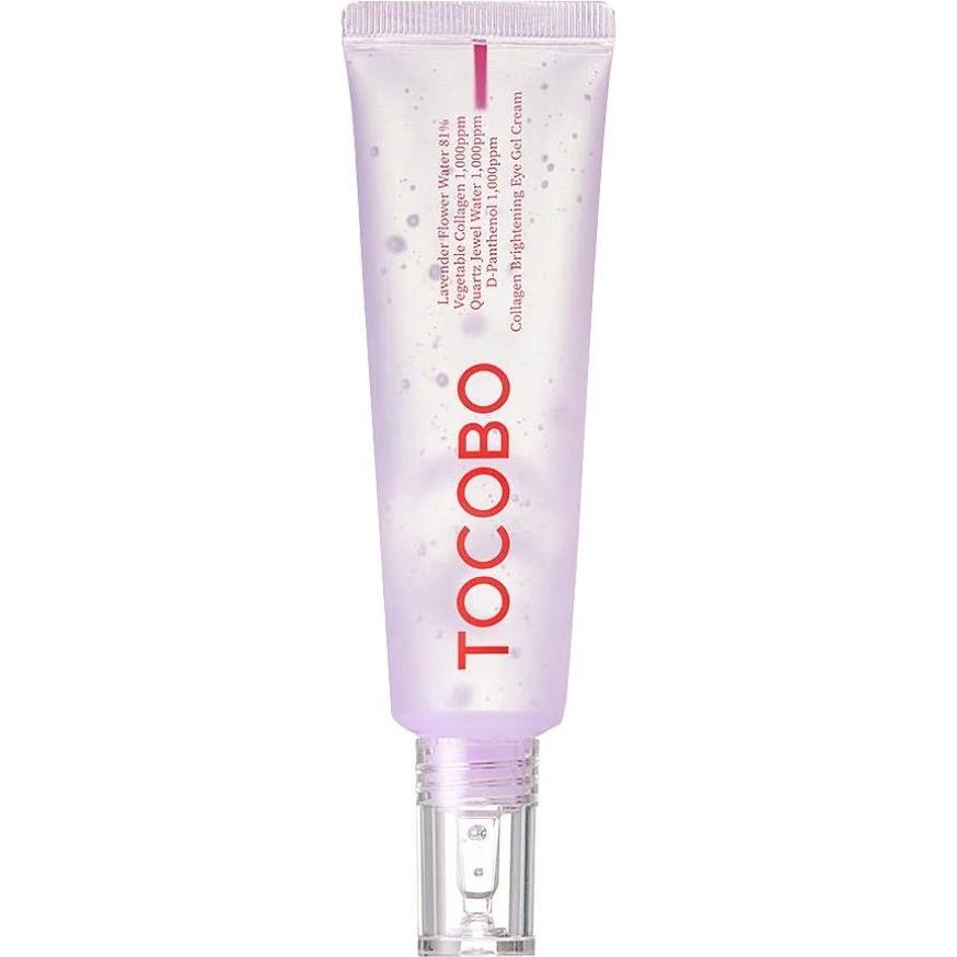 Tocobo Collagen Brightening Eye Gel Cream 1.73oz 49g Quartz Water Lavender Water Extract Brightening (Augenpflege Gel, 30 ml, Nacht) (TCO-06015)