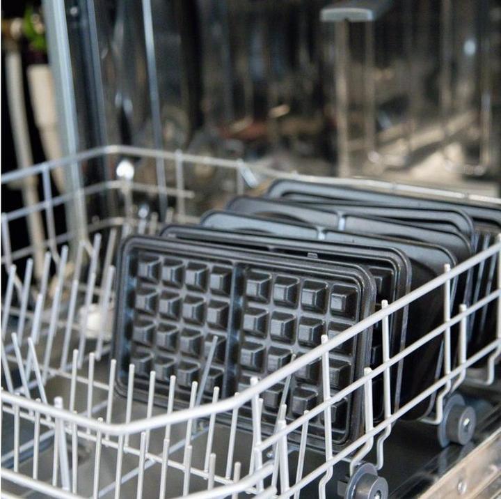 Actual product image Domo SANDWICH-WAFFEL-GRILL 3-IN-1 INKY BLACK Sandwichmaker Schwarz