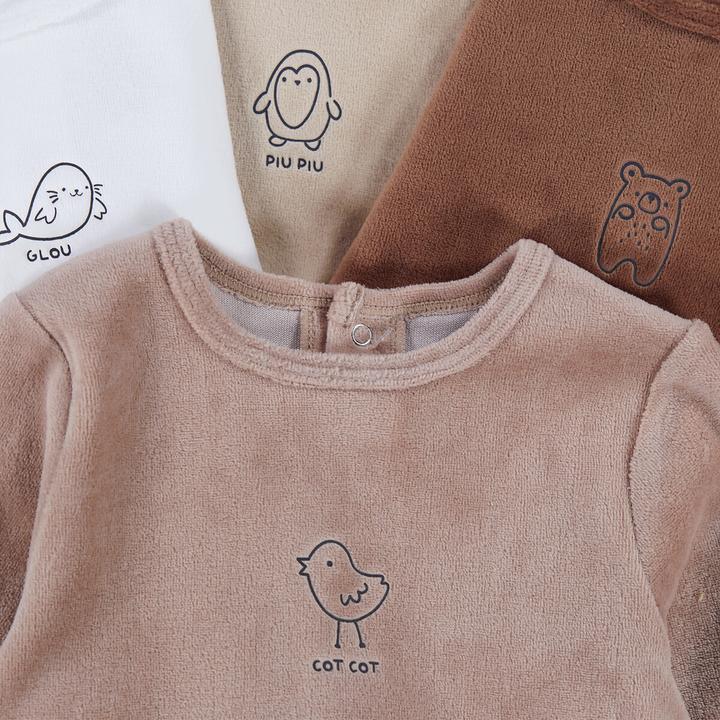 Produktbild La Redoute Collections 4er-Pack Samst-Strampler (86)