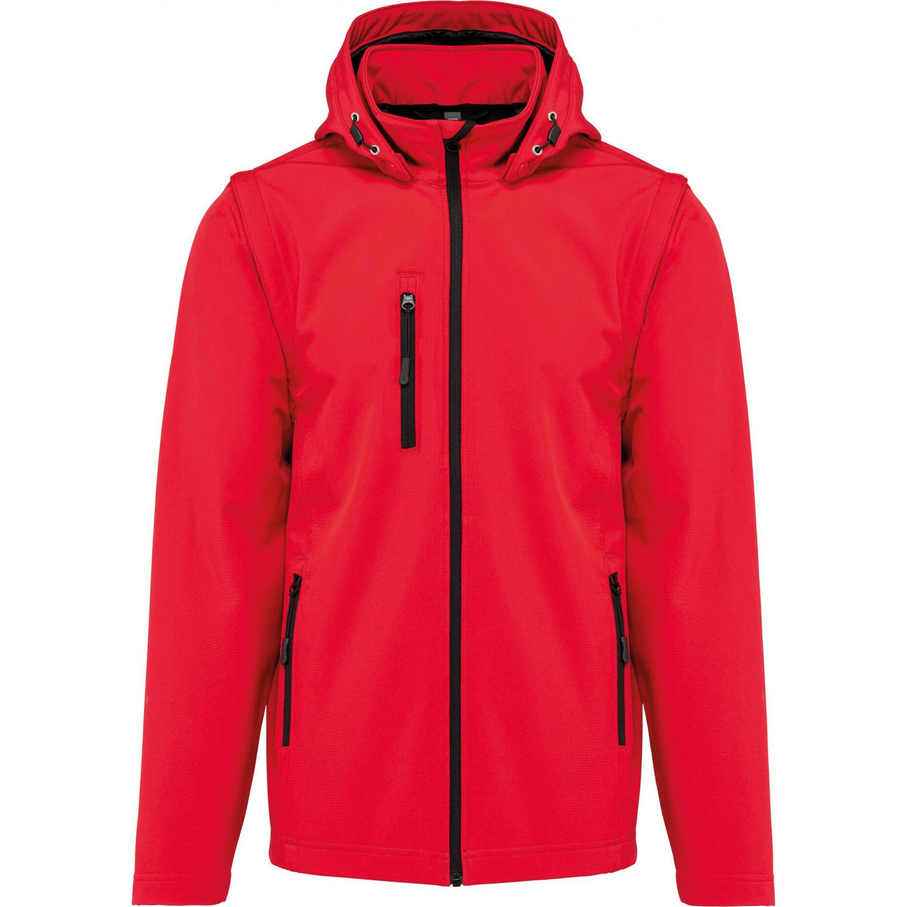 Kariban, Herren, Jacke, Softshell (XS), Rot, XS