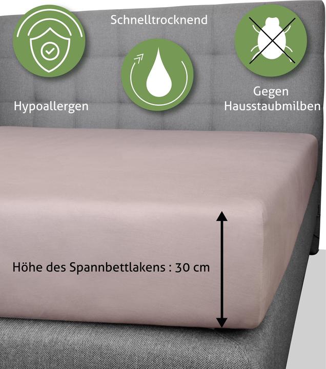 Immagine prodotto Aspero Lenzuolo matrimoniale in bambù Macao (140 x 200 x 30 cm)