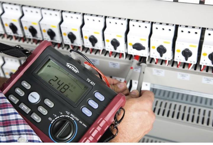 Actual product image Testboy TV 431 digital insulation measuring device (CAT III 1000V, CAT IV 600V)