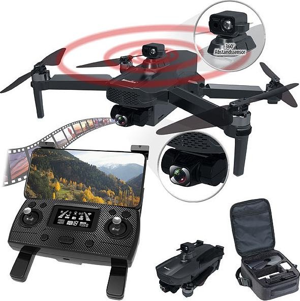 Produktbild Simulus Faltbare GPS-Drohne (25 min, 573 g, 8.29 Mpx)