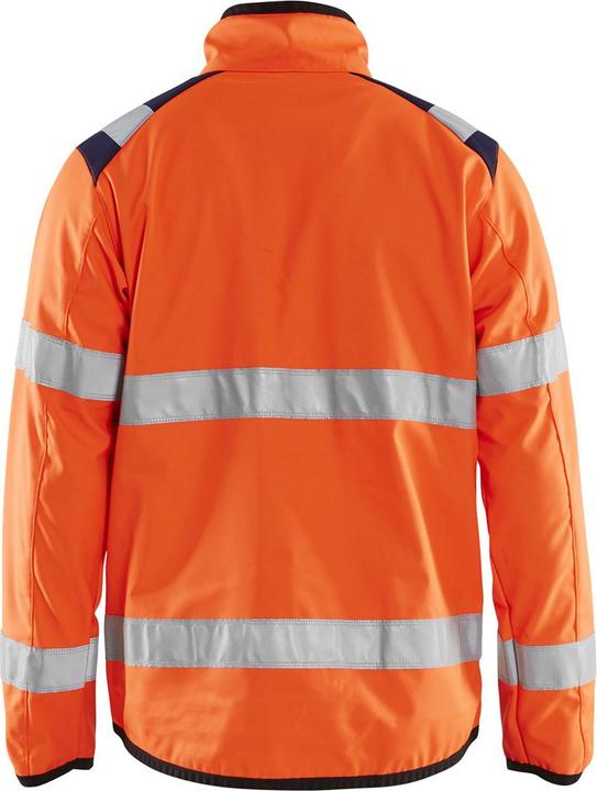 Actual product image Blakläder High visibility softshell jacket orange / navy blue (3XL)