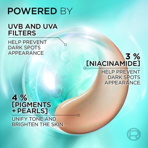 Actual product image L'Oréal Paris L'Oreal Paris Bright Reveal Brightening Tinted Fluid Spf 50+ Daily Fluid 50 Ml (Body cream, 50 ml)