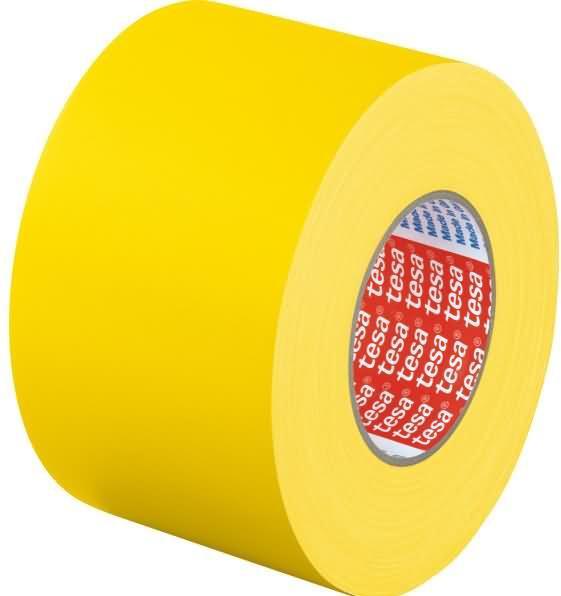 Actual product image tesa ® Fabric tape® 4651 Premium Indoor Outdoor 38 mm x 50 m (W x L) yellow (38 mm)