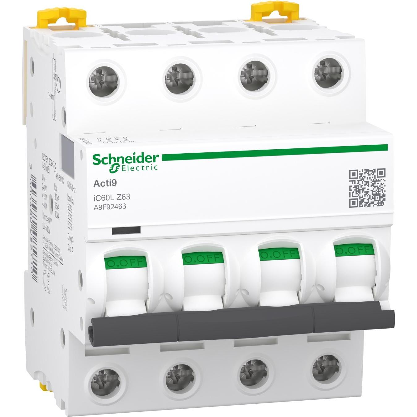 Thumbnail - 3x Schneider Electric, Schutzschalter, LSSchalter iC60L 4p