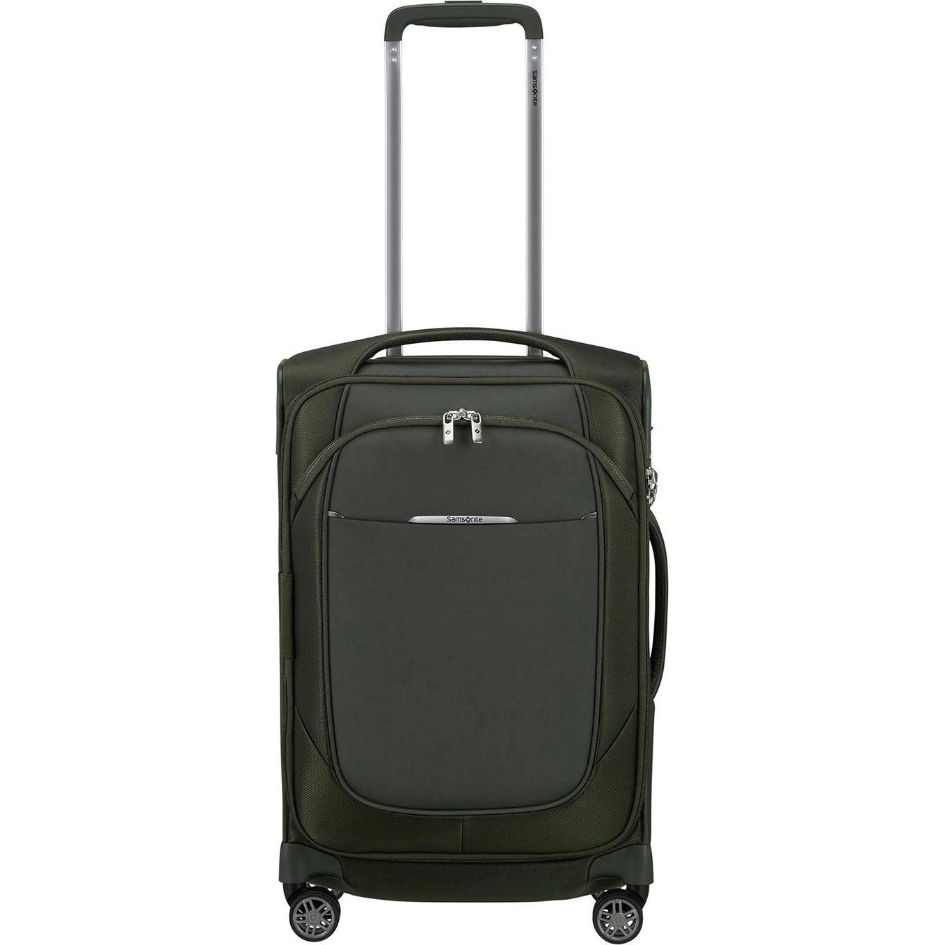 Samsonite, Valigia, Re-Lite Trolley mit 4 Rollen erweiterbar 55cm, Verde, (41 l)