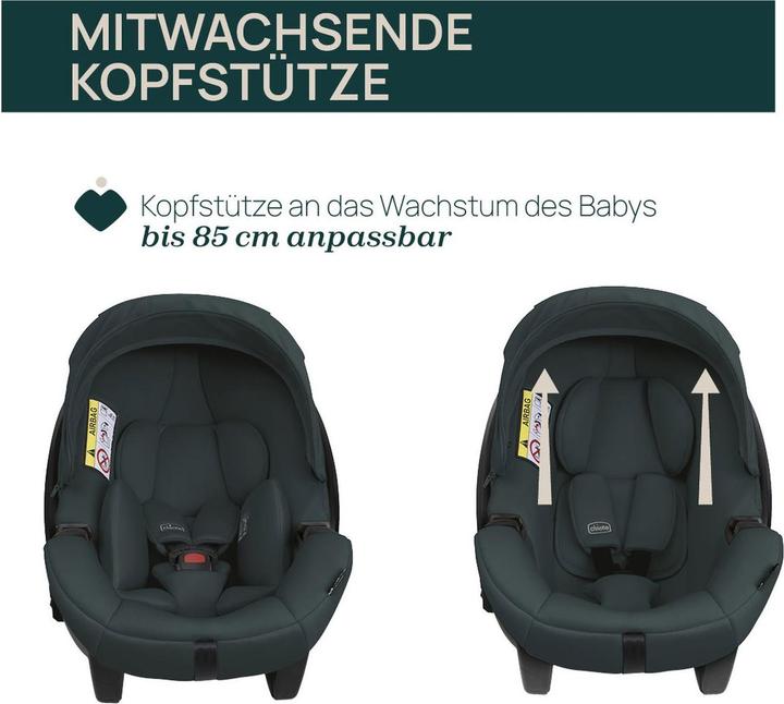 Produktbild Chicco Kory Plus i-Size Set (Babyschale, ECE R129/i-Size Norm)