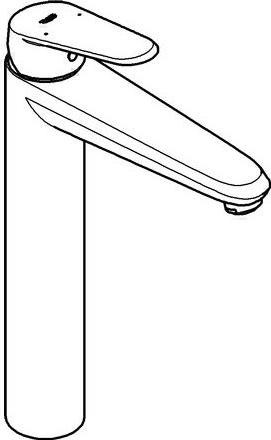 Actual product image Grohe Eurodisc Cosmopolitan single-lever basin mixer XL-Size