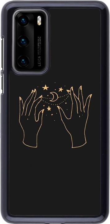 Actual product image PhoneLook Cover Grey magic hands (Huawei P40)