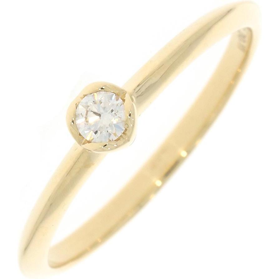 Xen, Ring, ONE Ring mit Diamant 0,11 ct. 585 Gelbgold, (54, 585/14 K Gold)