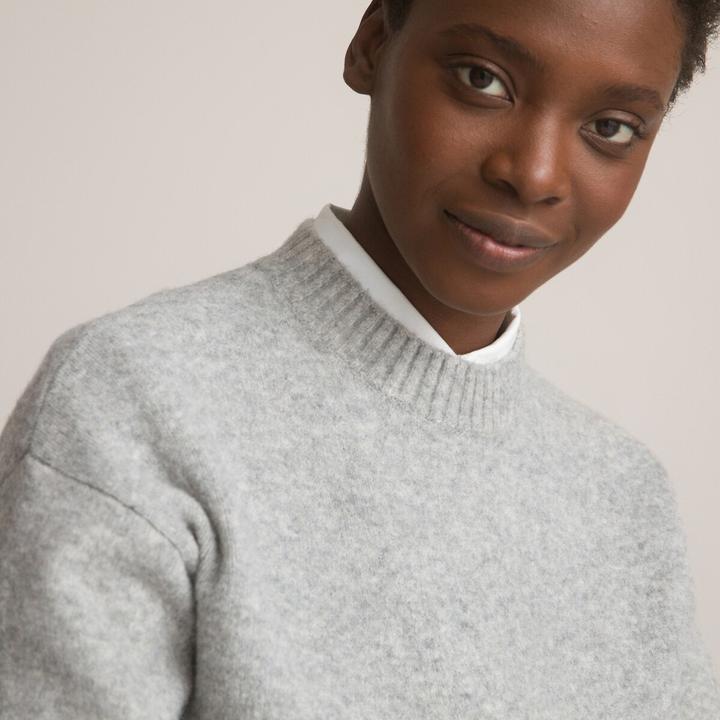 Produktbild La Redoute Collections Pullover mit rundem Ausschnitt (L)