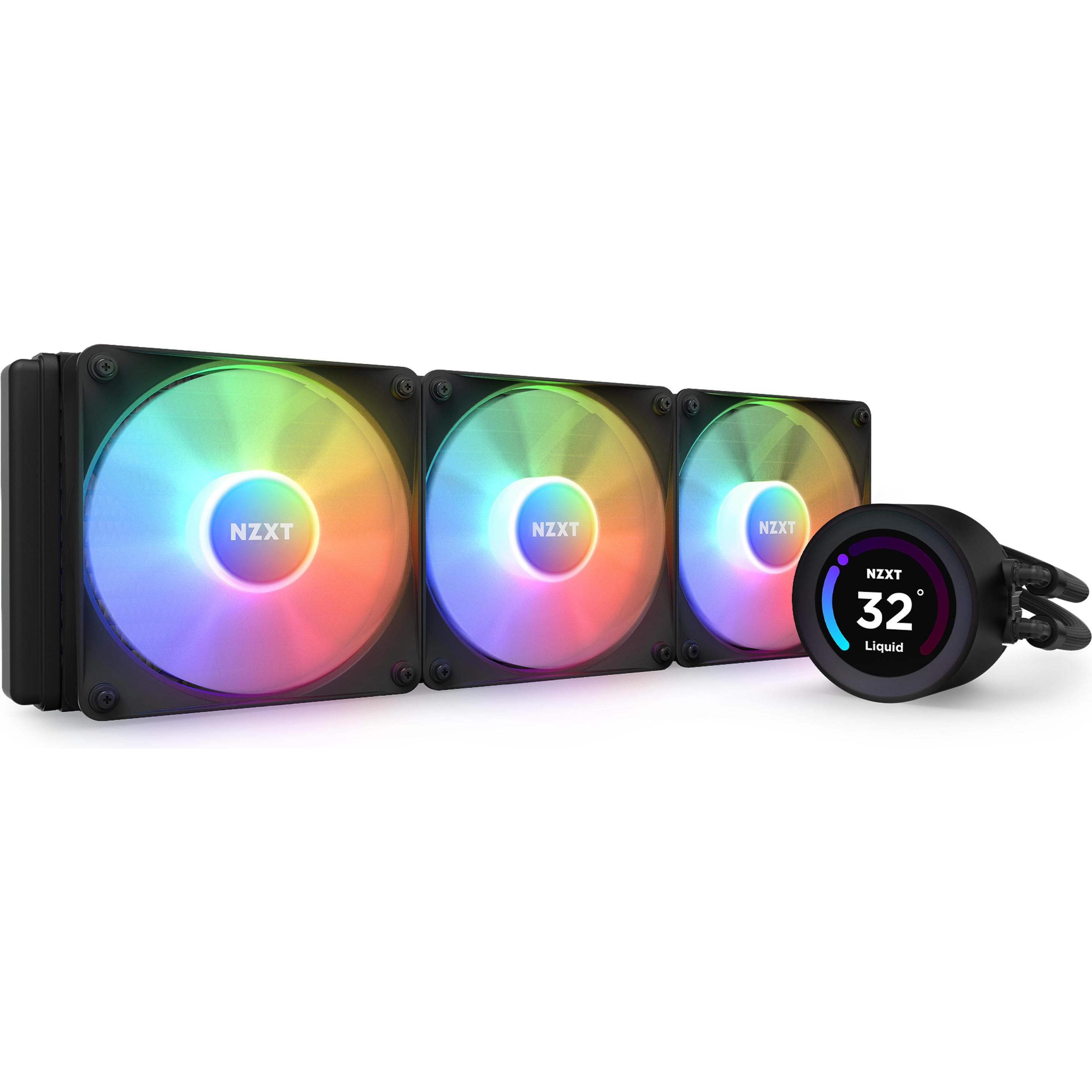 NZXT Kraken Elite 360 RGB, CPU Wasserkühler, Schwarz