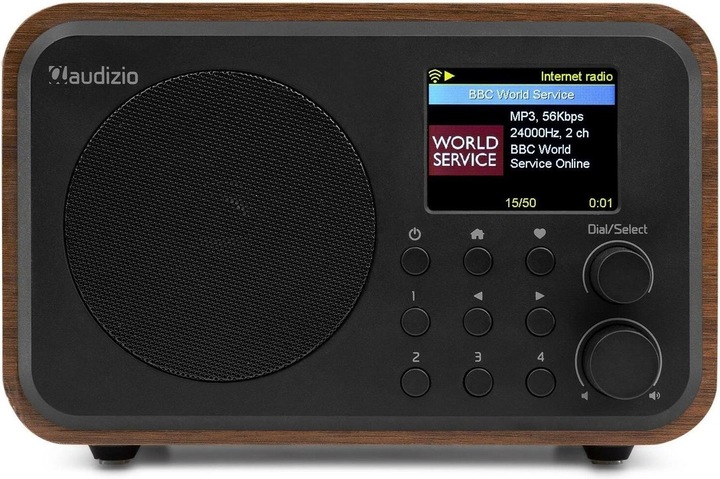 Immagine prodotto Audizio DAB+ Radio Vicenza Braun, Radio Tuner: Internetradio, FM (Web radio, FM, DAB, WiFi, Bluetooth)