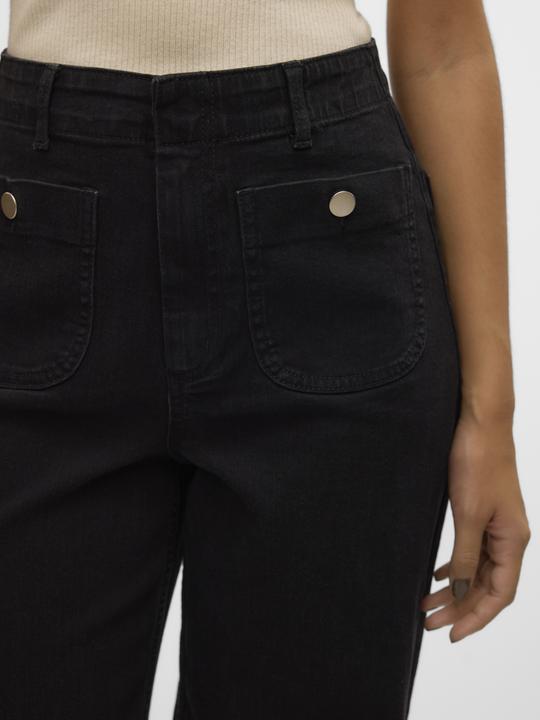 Actual product image Vero Moda VMKAYLA Hohe Taille Weiter Beinschnitt Jeans Weit geschnitten (W27/L30)