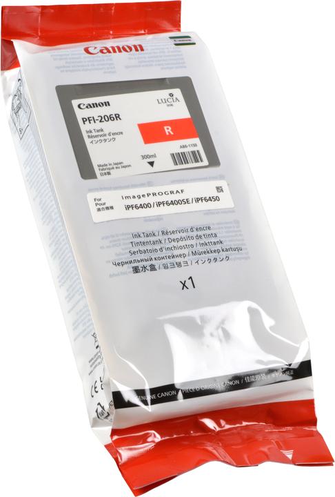 Produktbild Canon Tinte Large Format red Orig.Nr. PFI-206R (R)