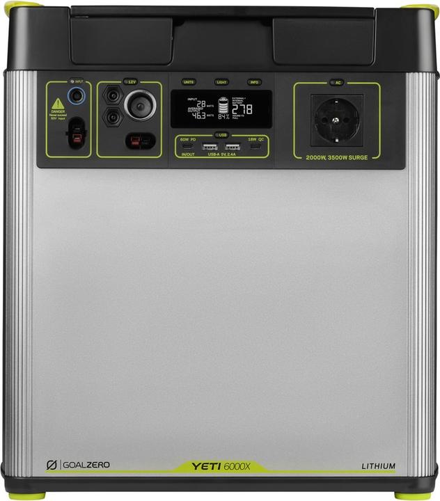 Immagine prodotto Goal Zero Yeti 6000X (6071 Wh, 48 kg)