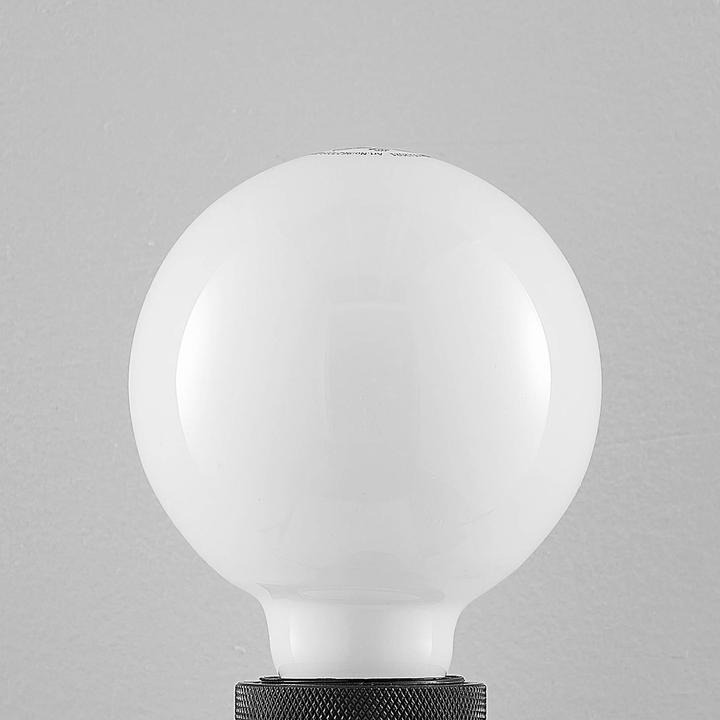 Actual product image Arcchio LED lamp E27 8W 2,700K G95 Globe, dimmable, opal (E27, 980 lm)