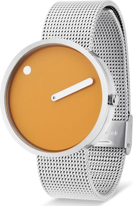 Produktbild Picto 43354-0820S Mustard Yellow Unisex 40mm 5ATM (Analoguhr, 40 mm)