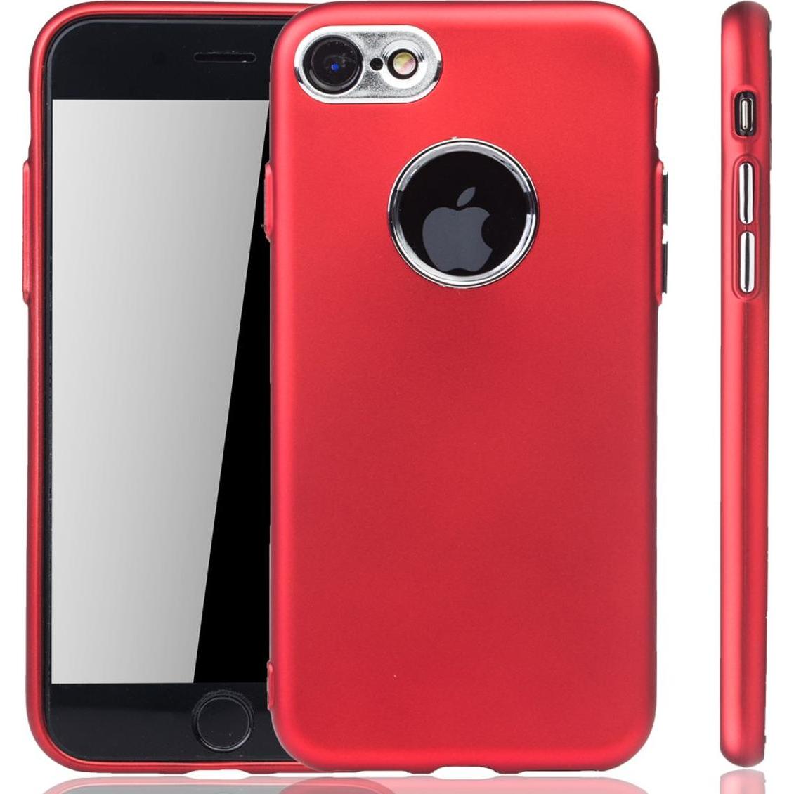 König Design Apple IPhone 7 Hülle Case Handy Cover Schutz Tasche Schutzhülle Bumper Etuis Rot (Apple iPhone 7), Smartpho...