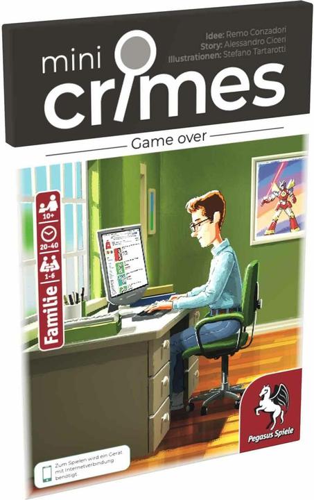 Actual product image Pegasus MiniCrimes - Game over (German, 1 - 6 Players)