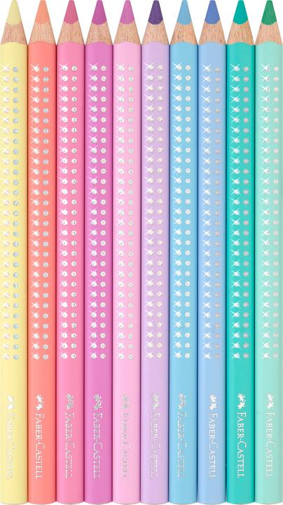 Image du produit Faber-Castell Buntstifte Sparkle Pastell, 10er Etui (10x)