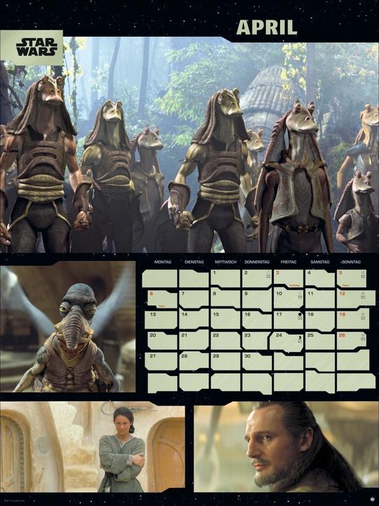 Actual product image Star Wars Broschur XL Kalender 2026 (45 x 60 cm)