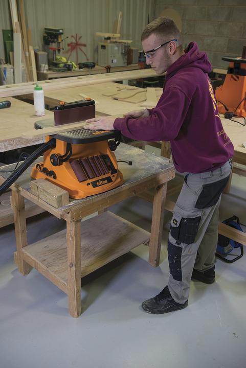 Actual product image Triton Tools Oscillating spindle and belt sander (Belt sanders, Sander, 450 W)