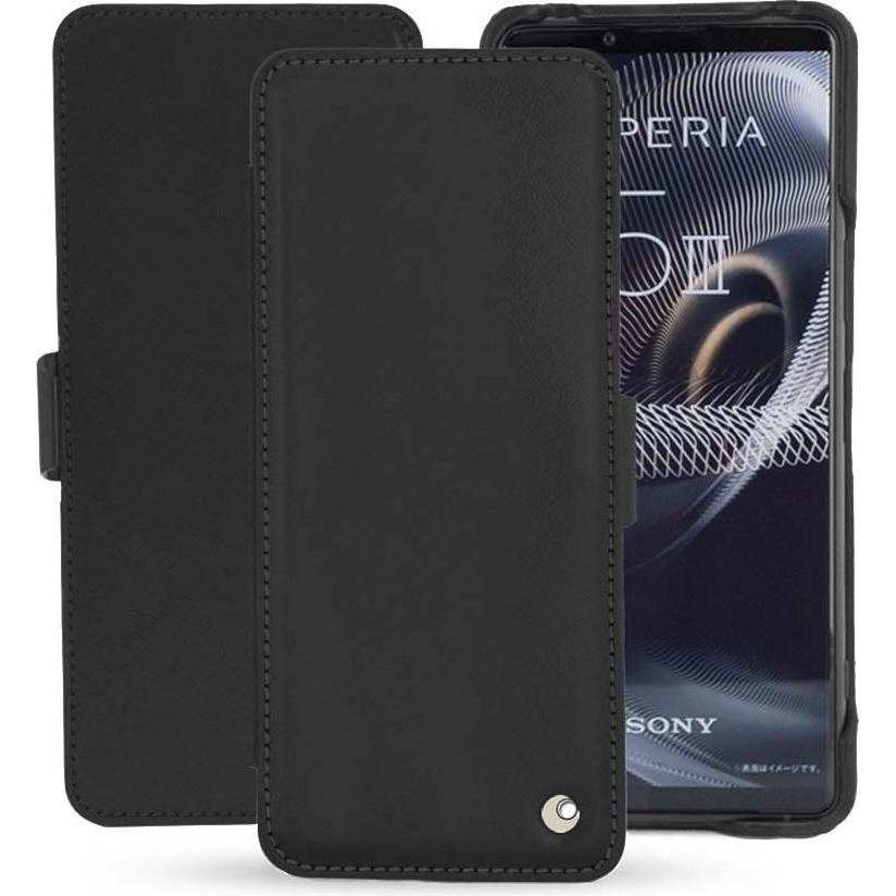 Thumbnail - Noreve Lederschutzhülle horizontal (Sony Xperia 5 III), Smartphone Hülle, Schwarz