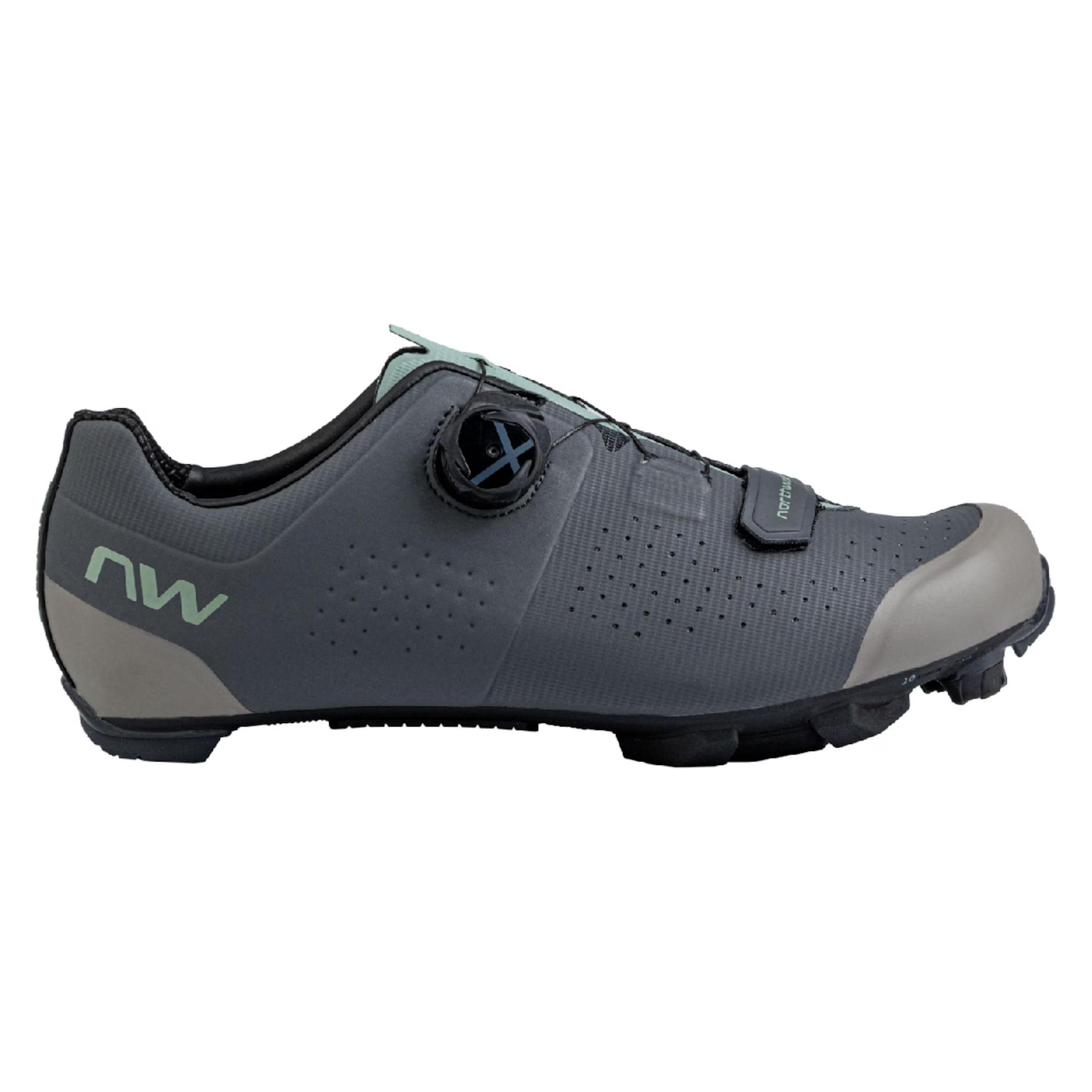 Northwave, Herren, Veloschuhe, Razer Mtb Schuhe (42), Grau, Blau, Türkis