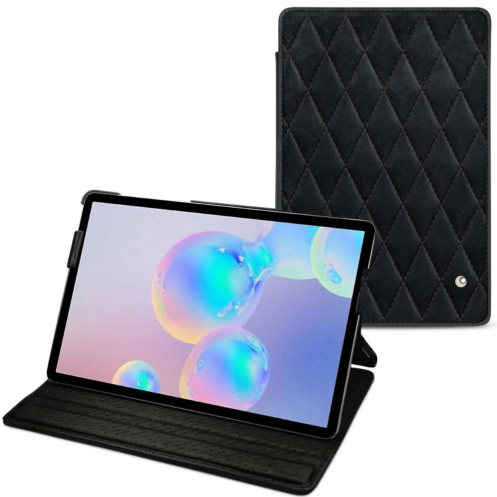Noreve Lederschutzhülle horizontal (Galaxy Tab S6), Tablet Hülle, Grau