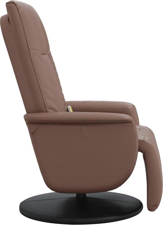 Produktbild VidaXL Massagesessel mit Fussteil Braun Kunstleder,Farbe