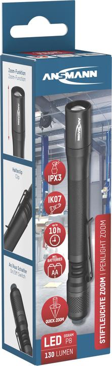Actual product image Ansmann Pin Light PL130B Zoom (14 cm, 130 lm)