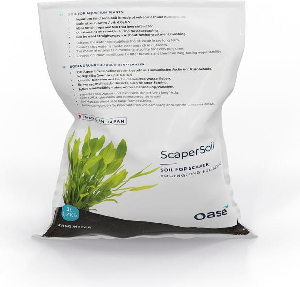 Image du produit Oase Substrat de fond ScaperLine Soil, 3 l, noir (Fond, autres bâtiments)