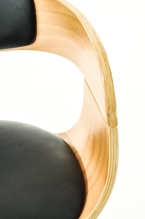 Actual product image CLP Kingston bar stool, natural/black