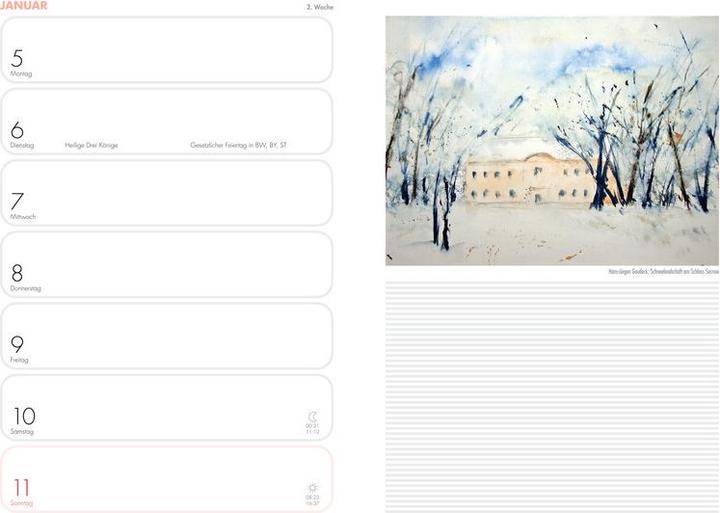 Produktbild Heye Tagebuch-Agenda Lady (A5, 1 Woche / 1 Seite)