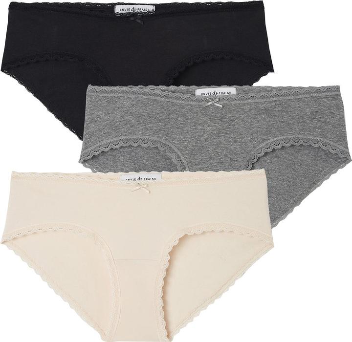 Immagine prodotto Envie de Fraise Bio-Kollektion: 3er-Pack Umstands-Shortys (32, 34, confezione da 3)